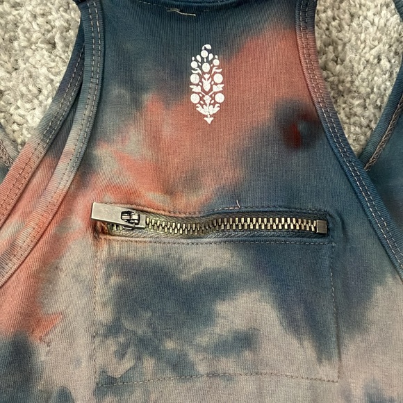 Free People Hot Shot Mini Dress in 🔥 Custom Tie Dye 🔥 - Picture 9 of 10